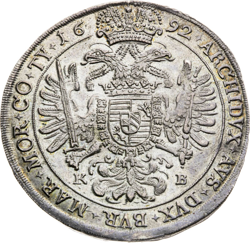 Thaler 1692 - back