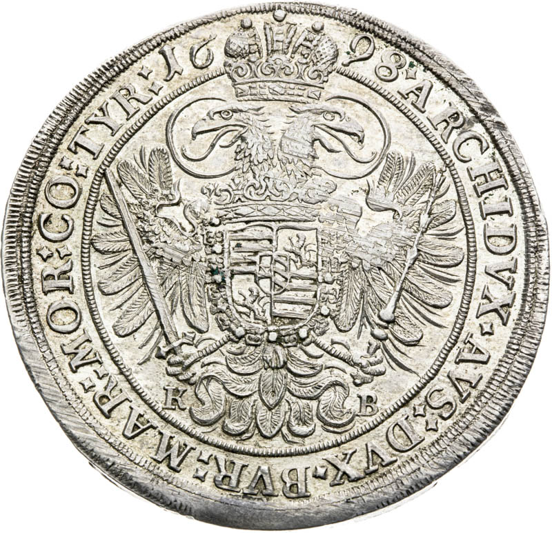 Thaler 1698 - back