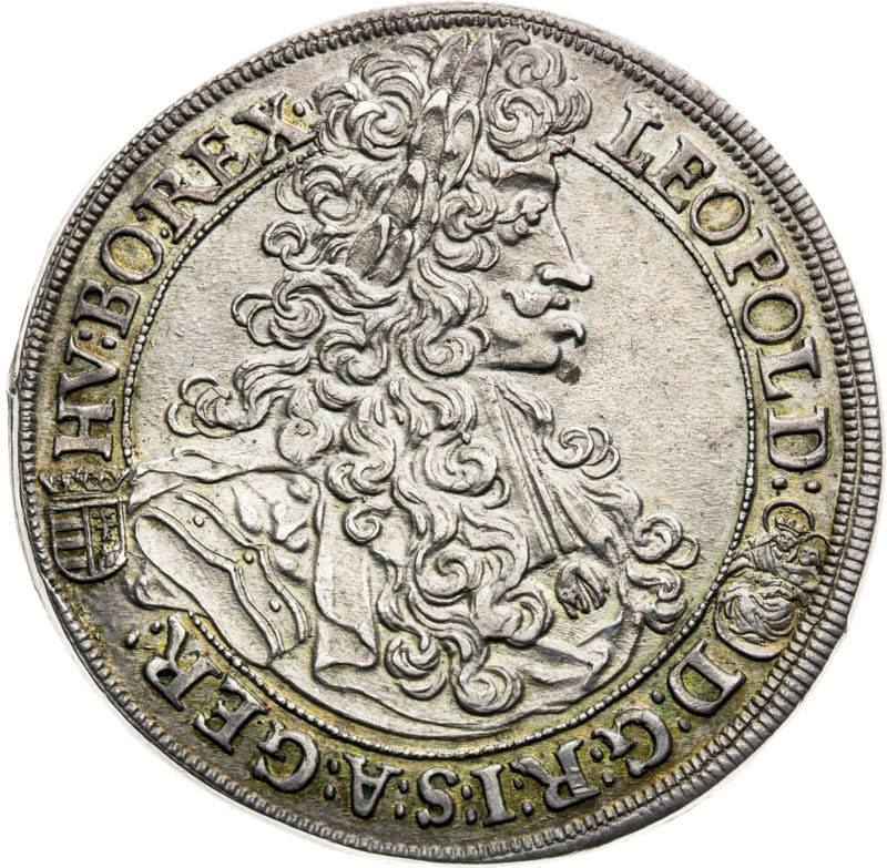 1/2 Thaler 1702  - front