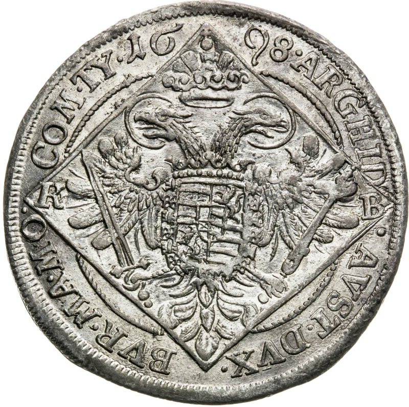 1/4 Thaler 1698 - back