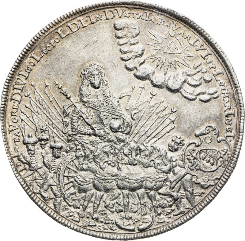 Silver medal 1686 (Thaler) - front