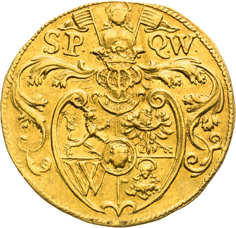 Gold token 1614 (Ducat) - front
