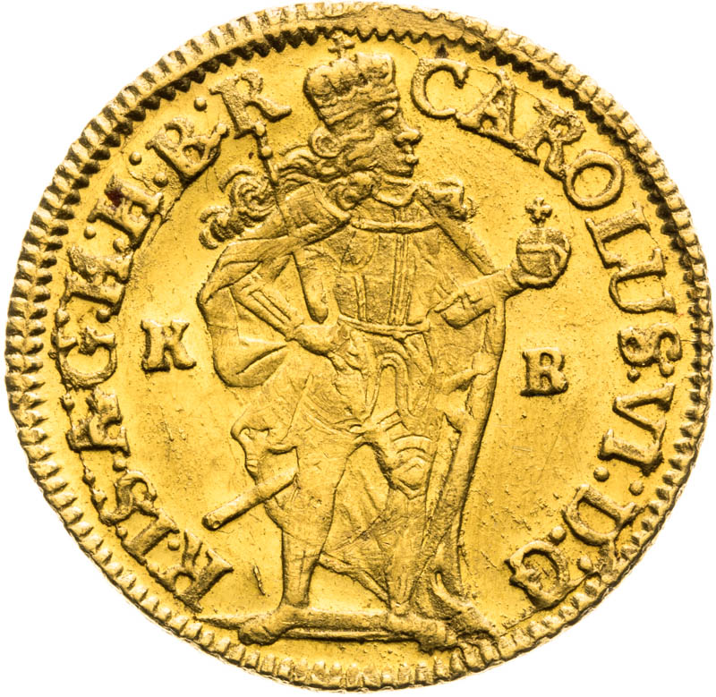 Ducat 1714 - front