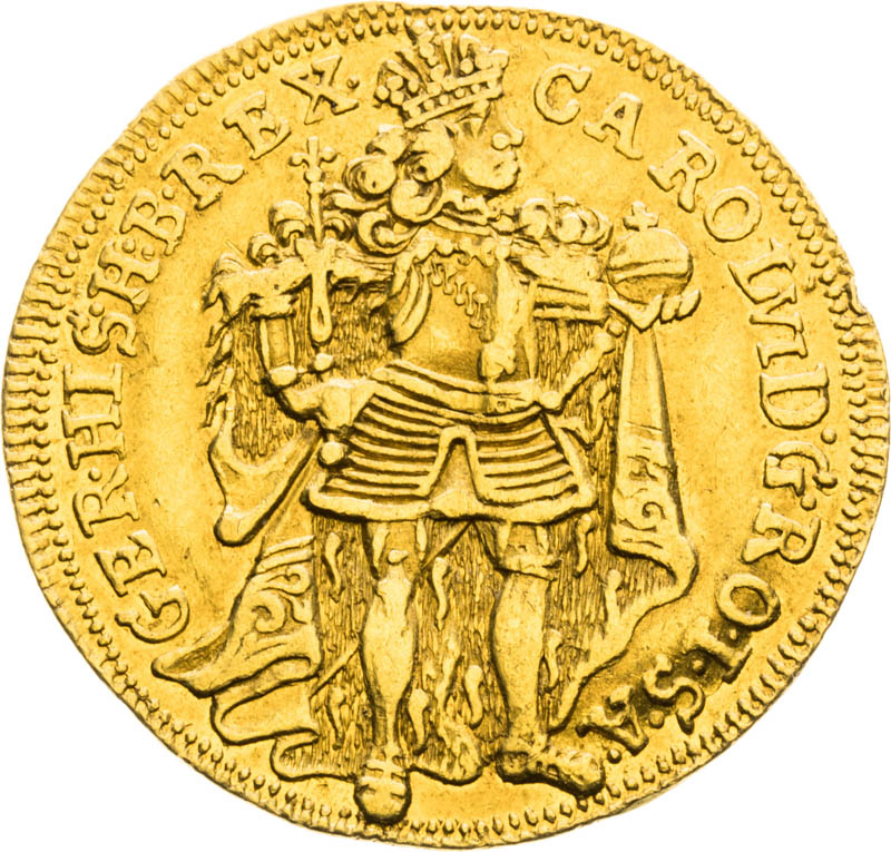 Ducat 1718 - front