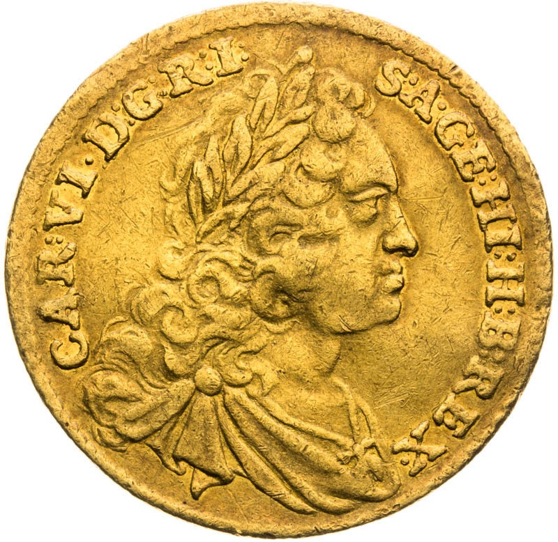 Ducat 1734 - front