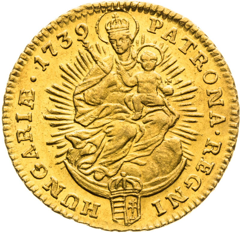 Ducat 1739 - back