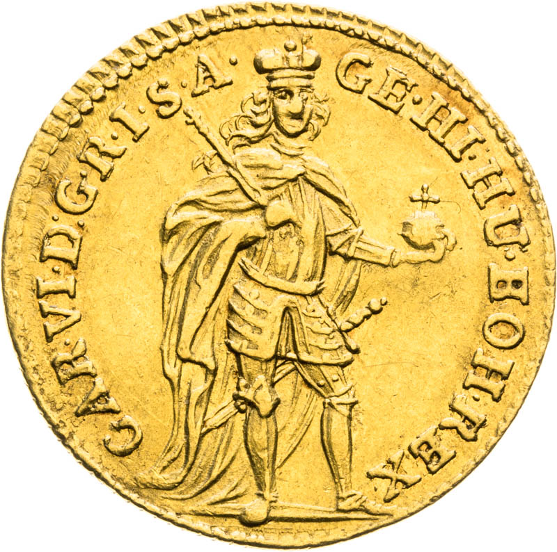 Ducat 1740 - front