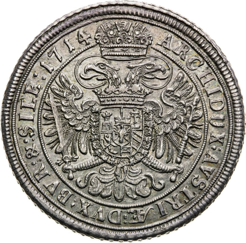 Thaler 1714 - back