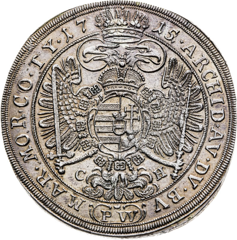 Thaler 1715 - back