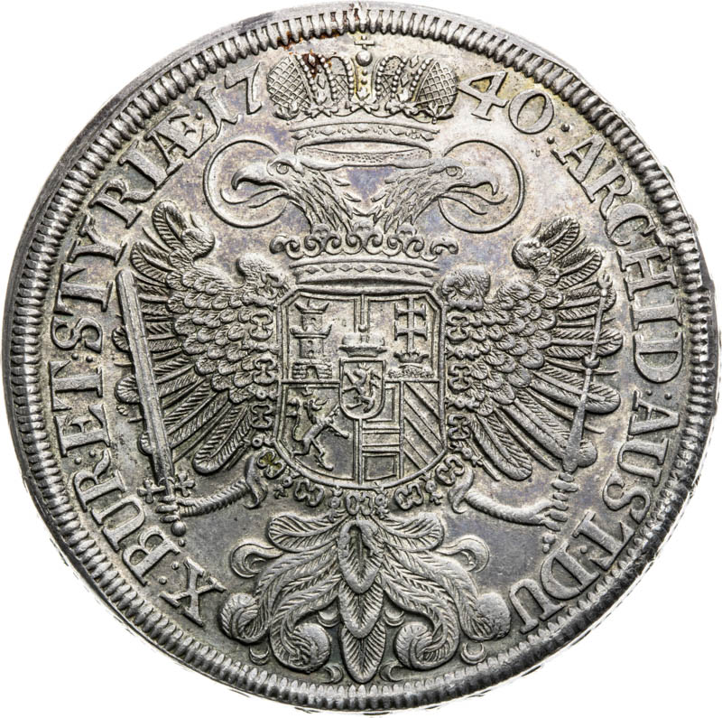 Thaler 1740 - back
