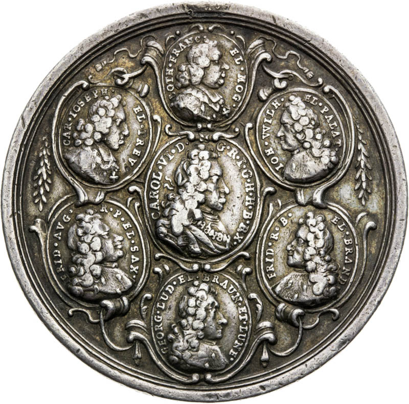 Silver Medal 1711 - front