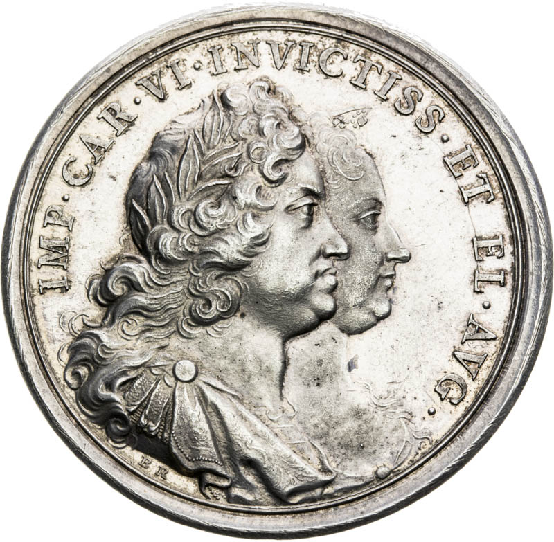 Silver medal 1723 - front