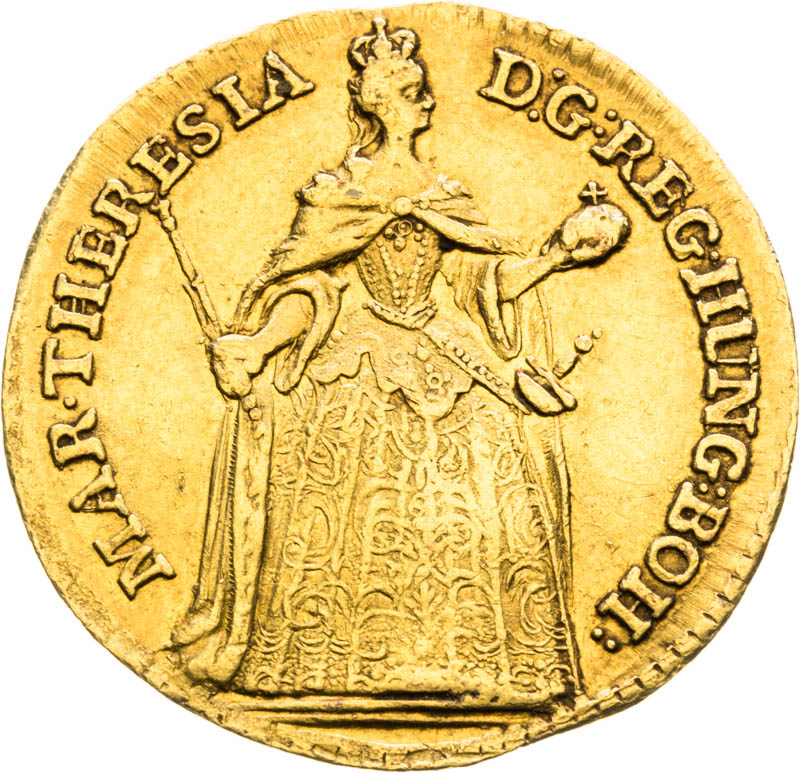 Ducat 1744 - front