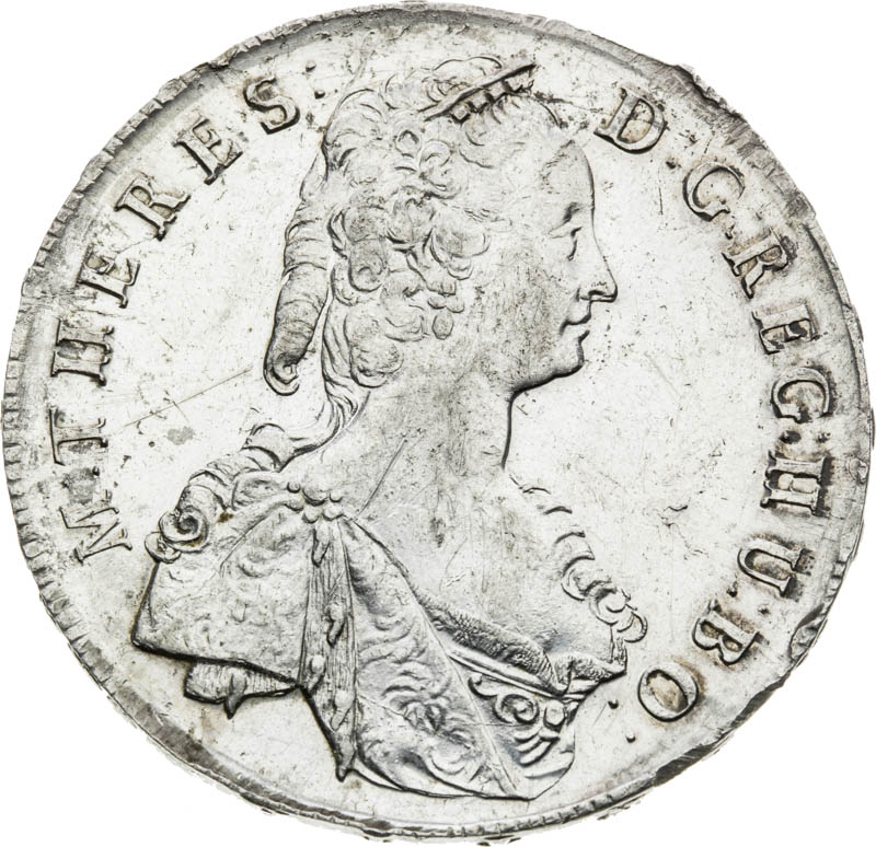 Thaler 1745 - front