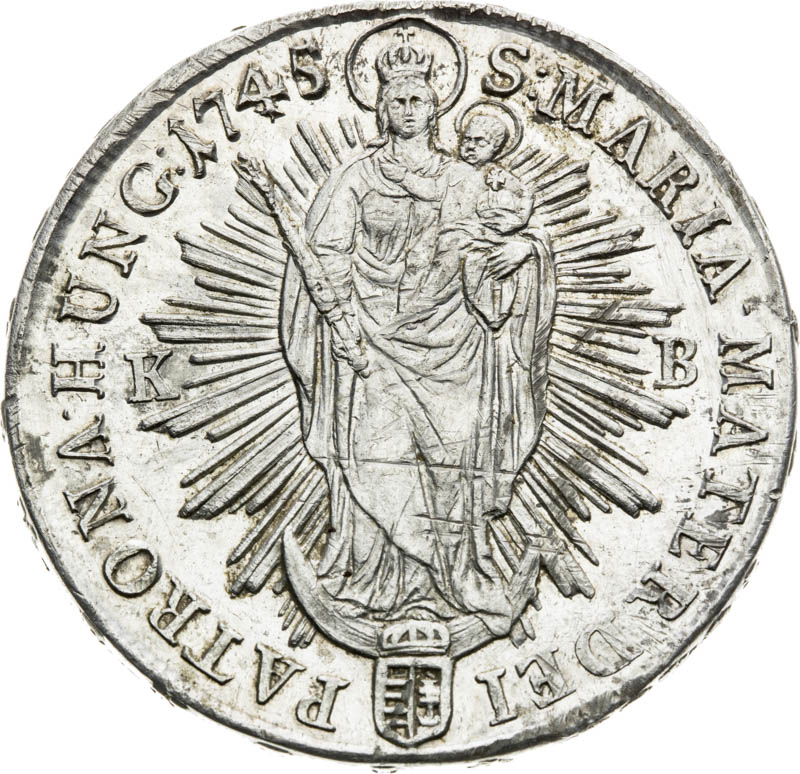 Thaler 1745 - back