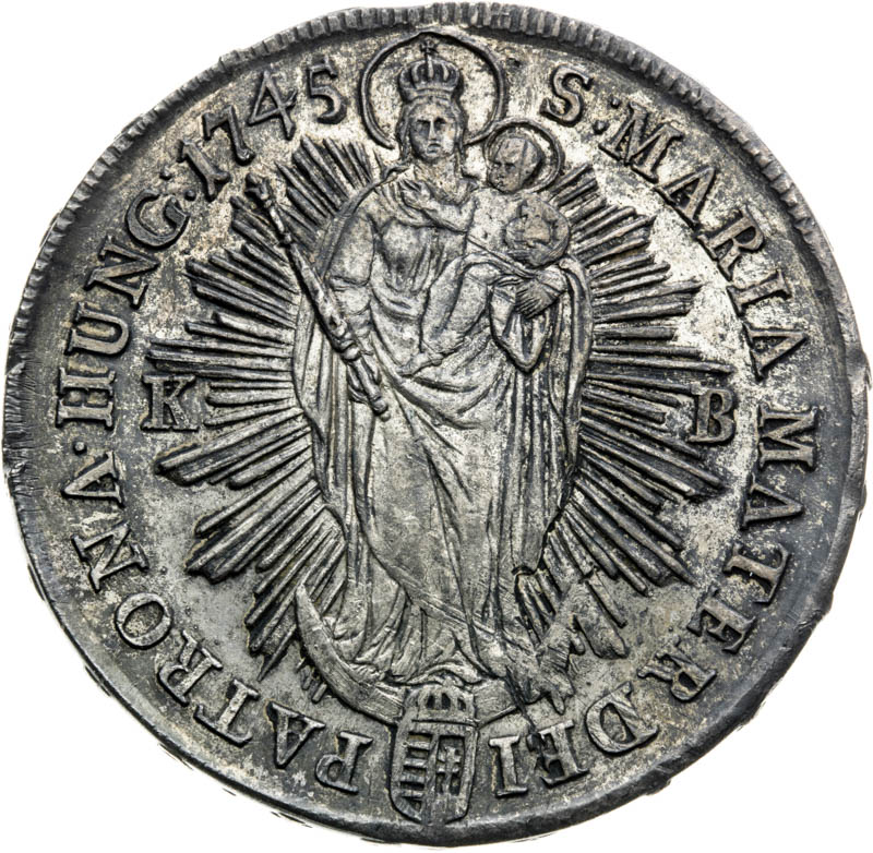 Thaler 1745 - back