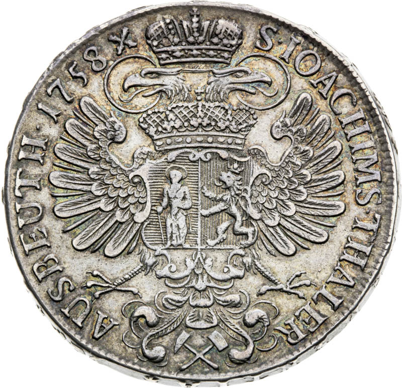 Tolar 1758 - revers