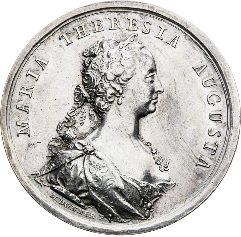 Silver Medal 1743 - front