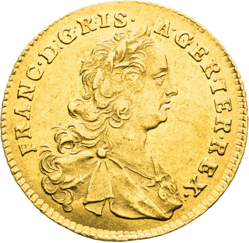 Ducat 1758 - front