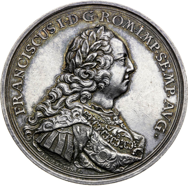 Silver Medal 1750 - front