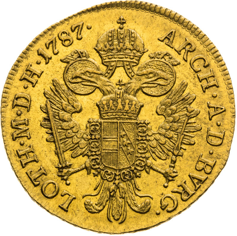 Ducat 1787 - back