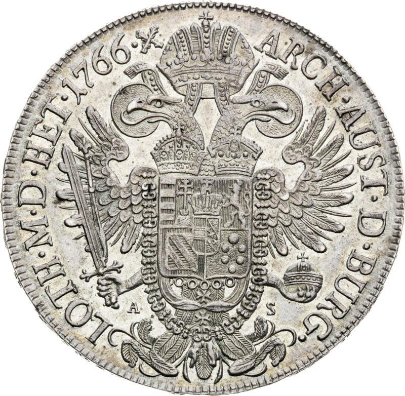 Thaler 1766 - back