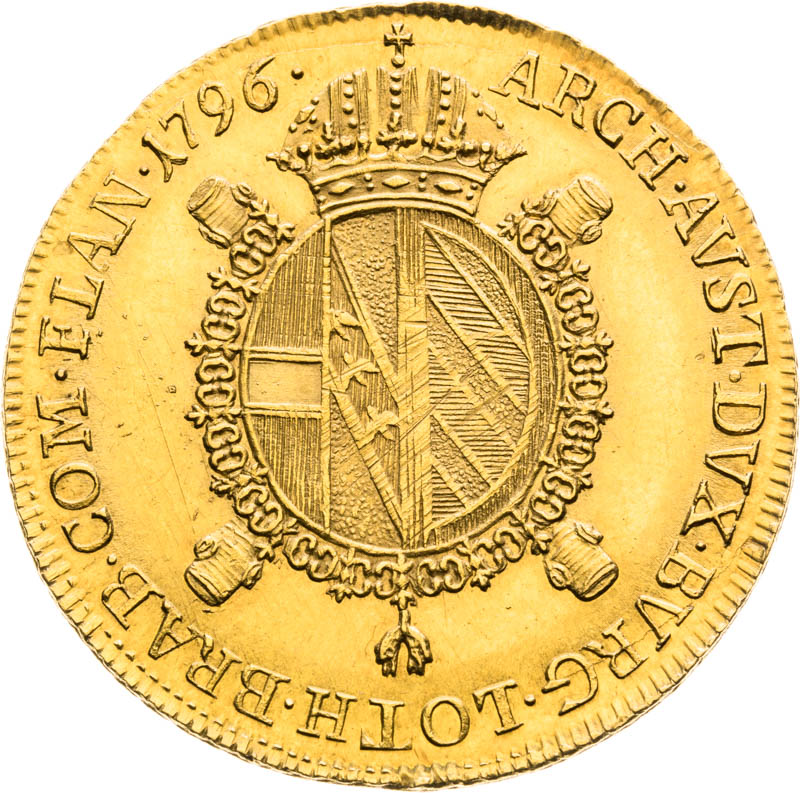 Souverain d'Or 1796 - back
