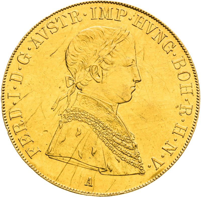 4 Ducats 1845 - front