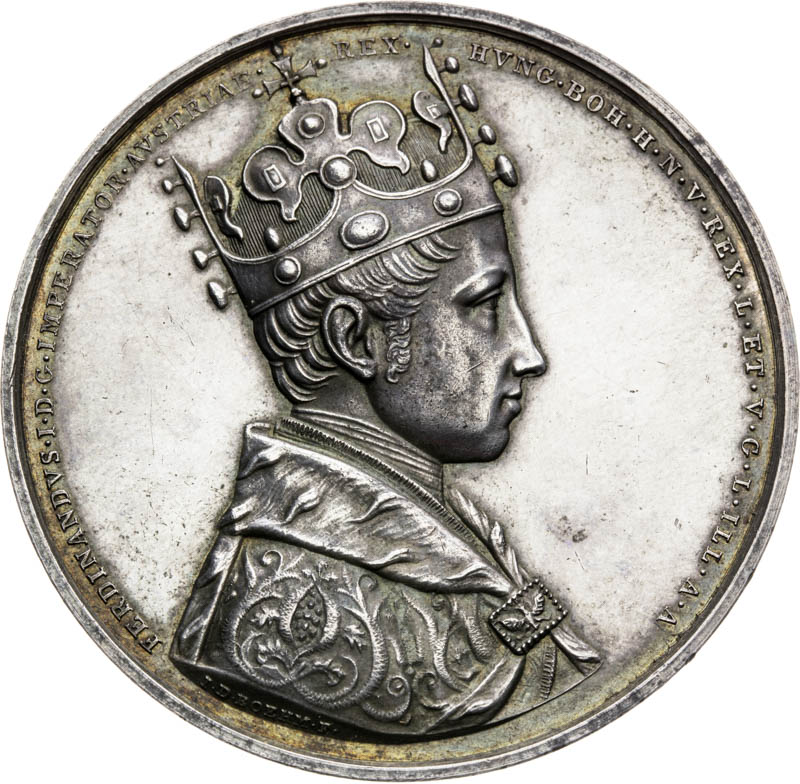 Silver medal 1836 - front
