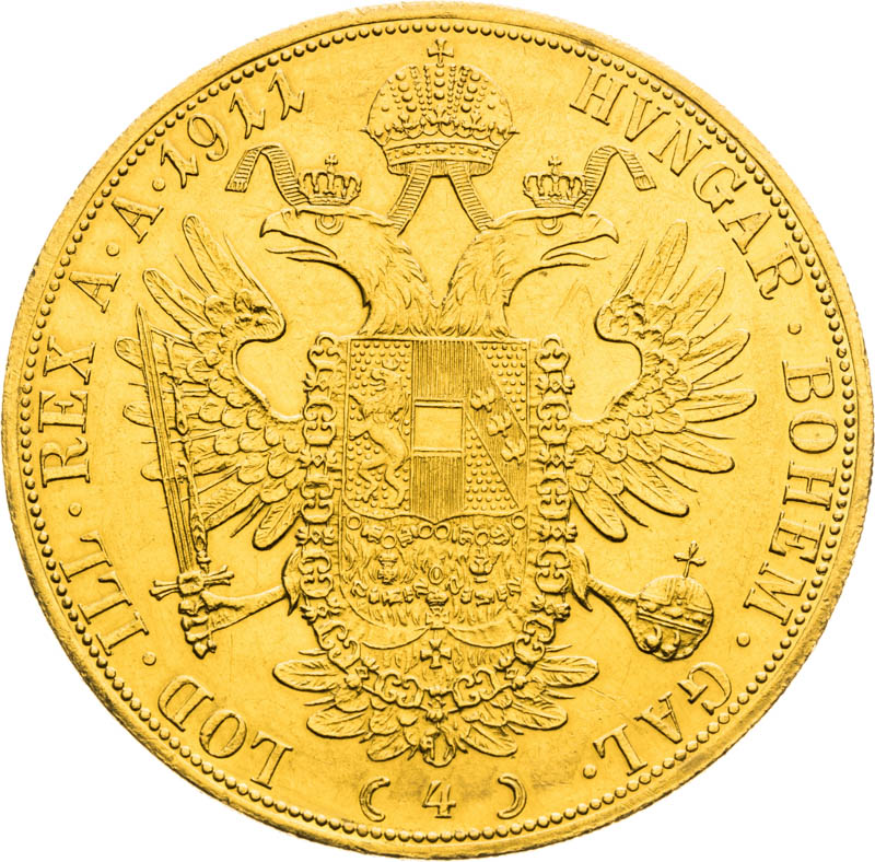 4 Ducats 1911 - back