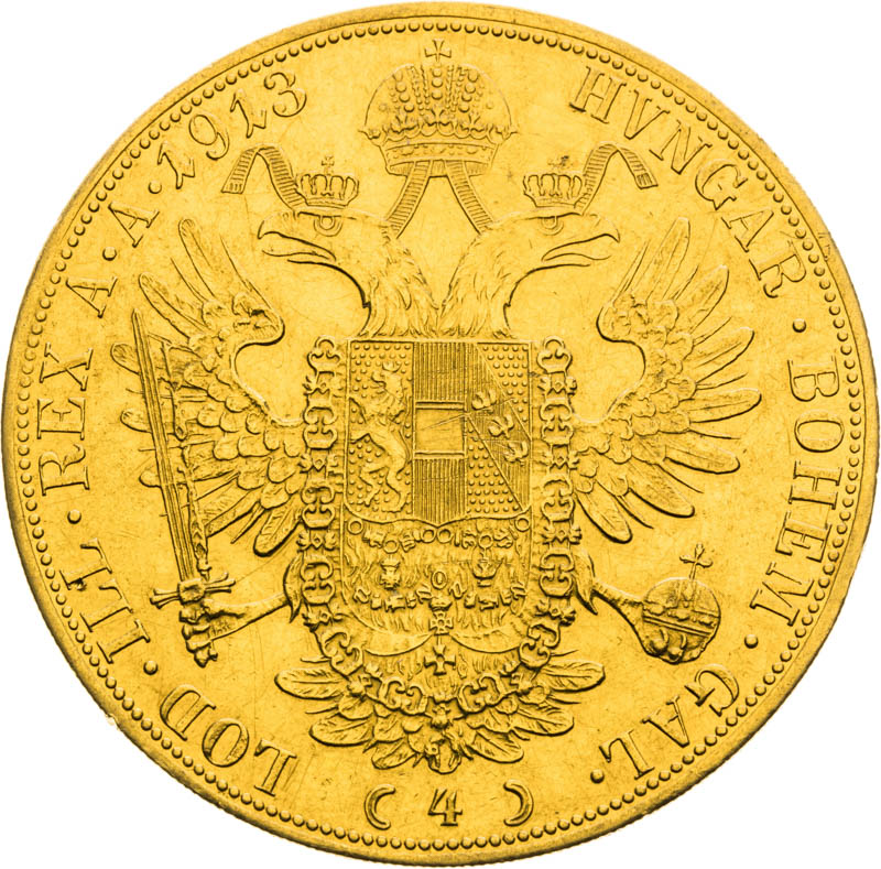 4 Ducats 1913 - back