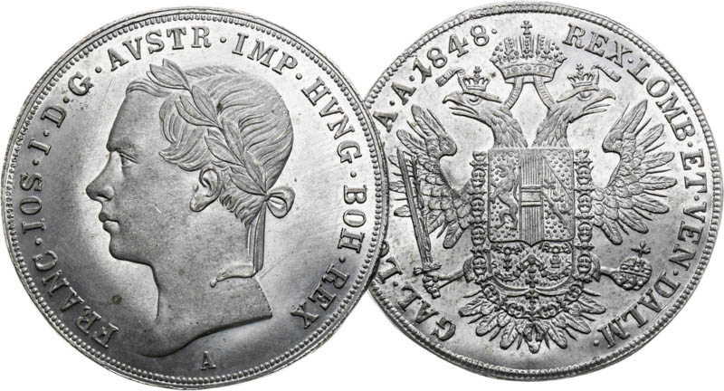1/2 Thaler 1848 (2 pcs) - front