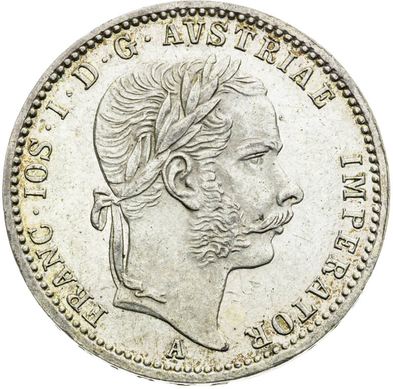 1/4 Gulden 1866 - front