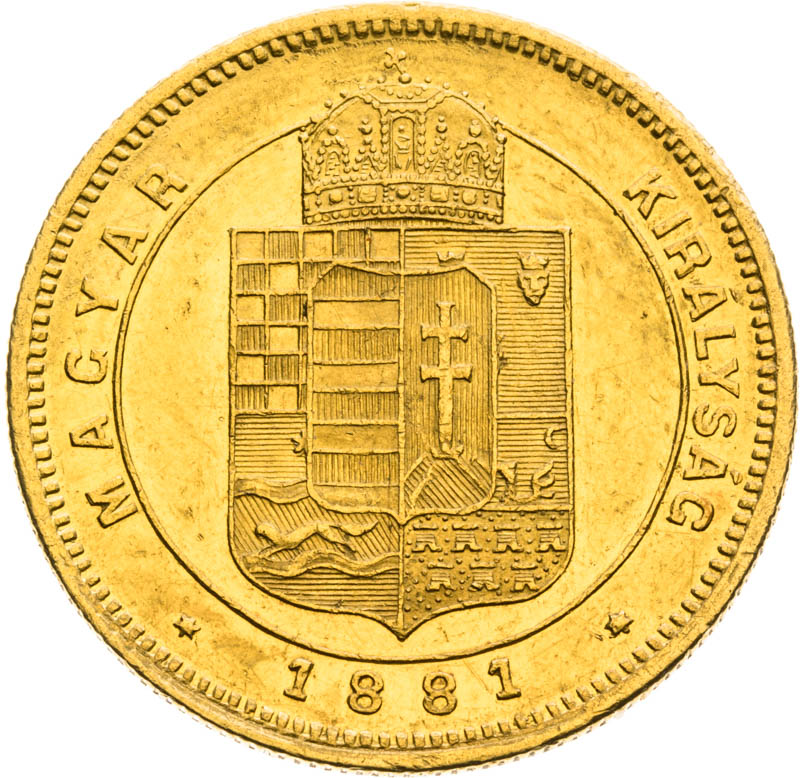 Ducat 1881 - back