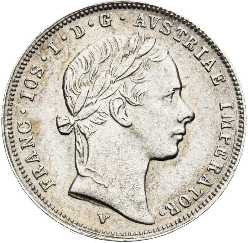 1/2 Lira 1854 - avers