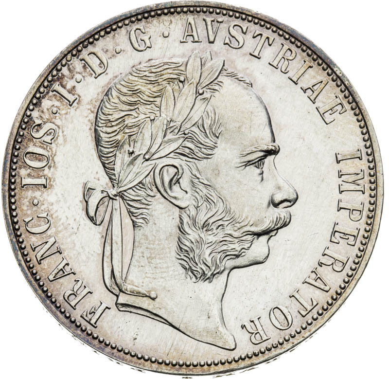 2 Guldens 1887 Kuttenberg - front