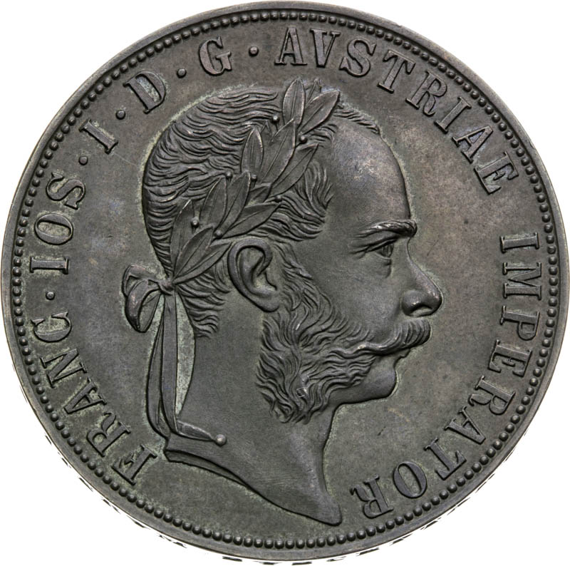 2 Guldens 1887 (Copper Struck) - front