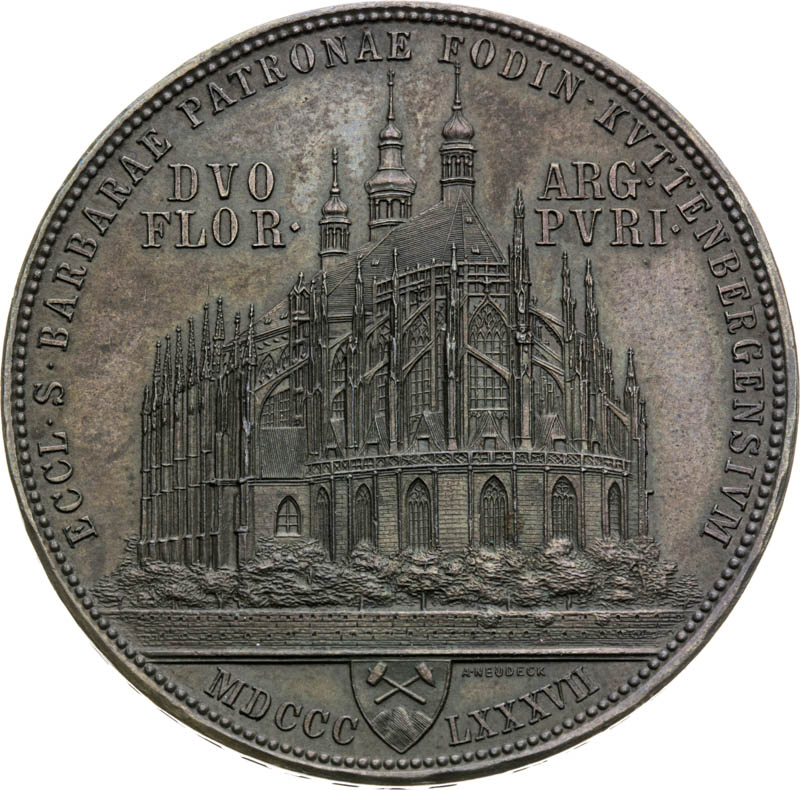 2 Guldens 1887 (Copper Struck) - back