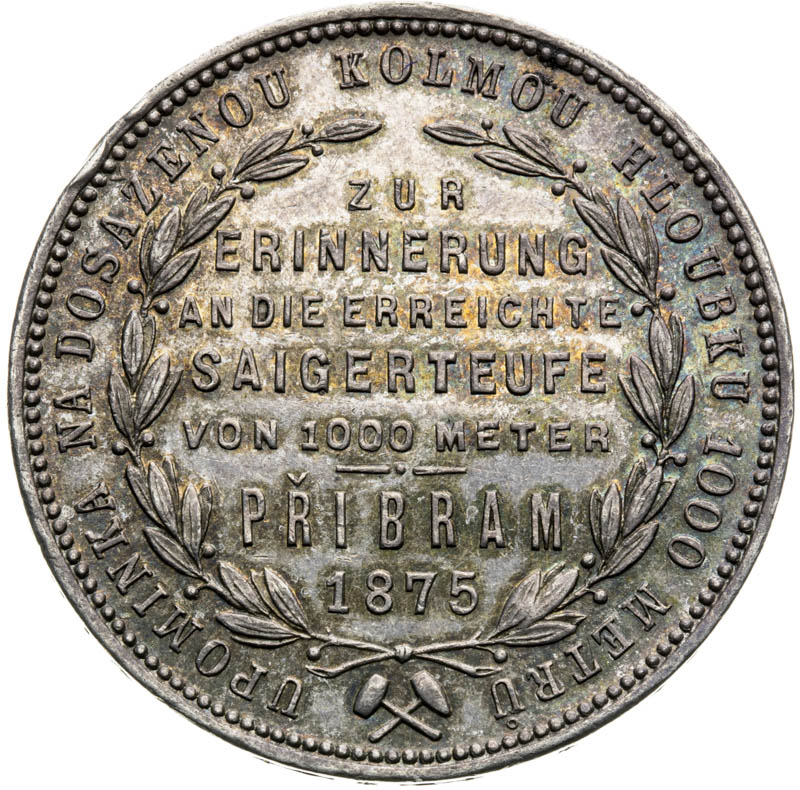 Gulden Pribram 1875 - back