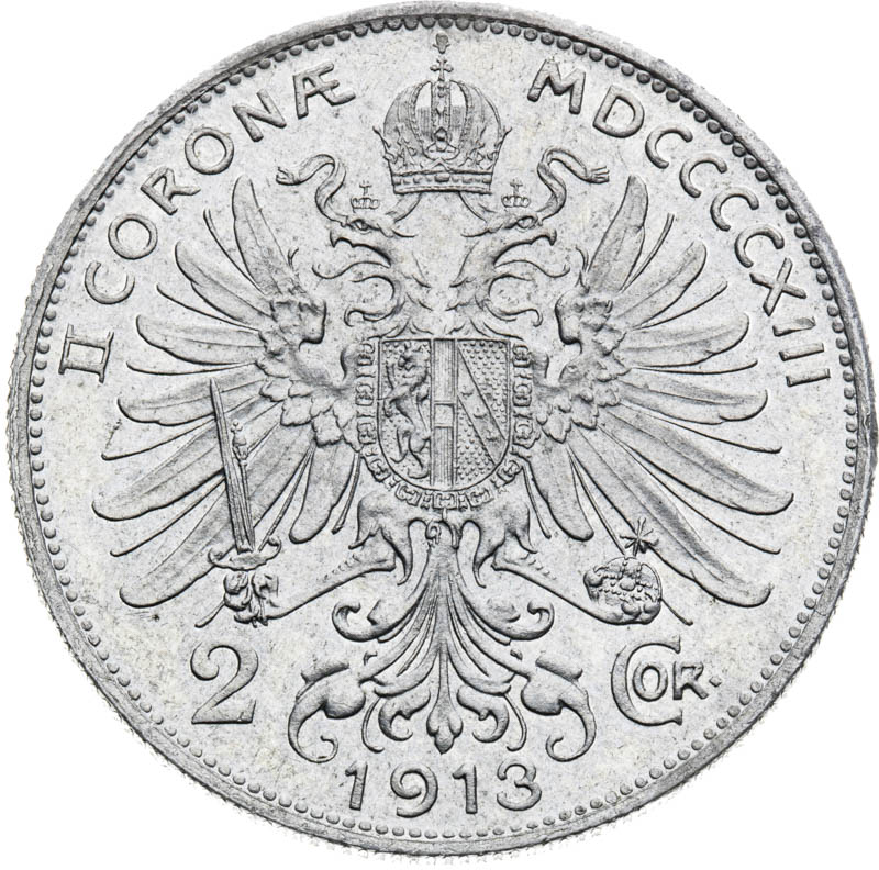 2 Corona 1913 (Pattern strike)  - back