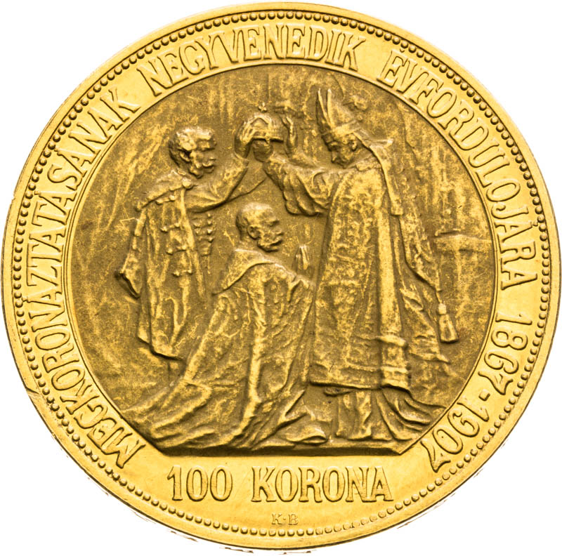 100 Corona 1907 - back