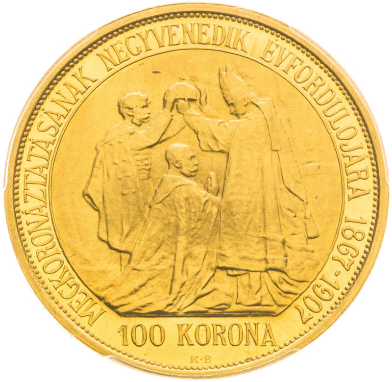 100 Corona 1907/1966 - back