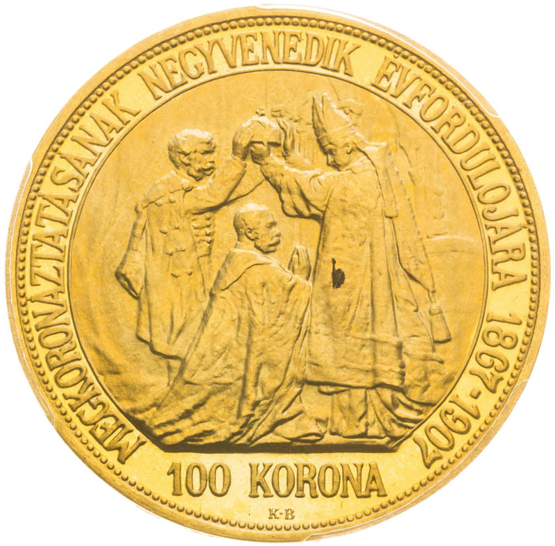 100 Corona 1907/1966 - back