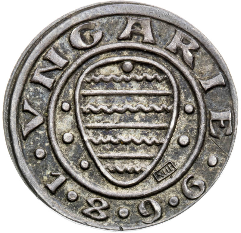 Denar 1896 - back