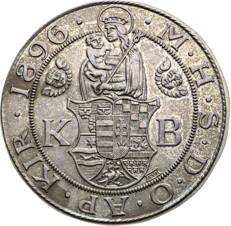 Thaler 1896 - back