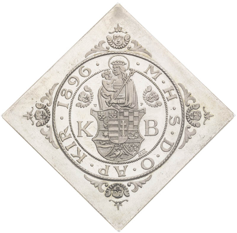 Thaler Klippe 1896 - back