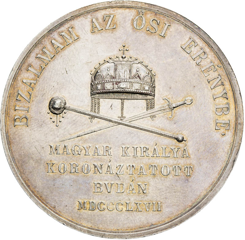 Silver Medal 1867 - back