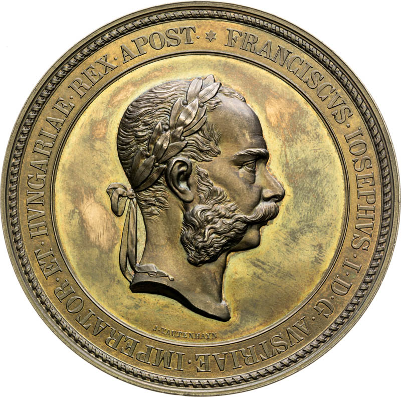Silver medal 1869 - front