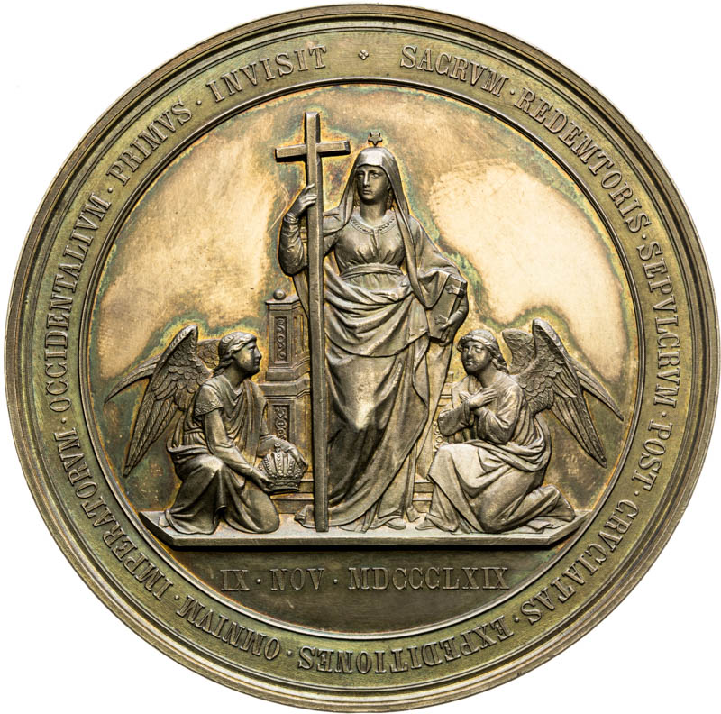 Silver medal 1869 - back