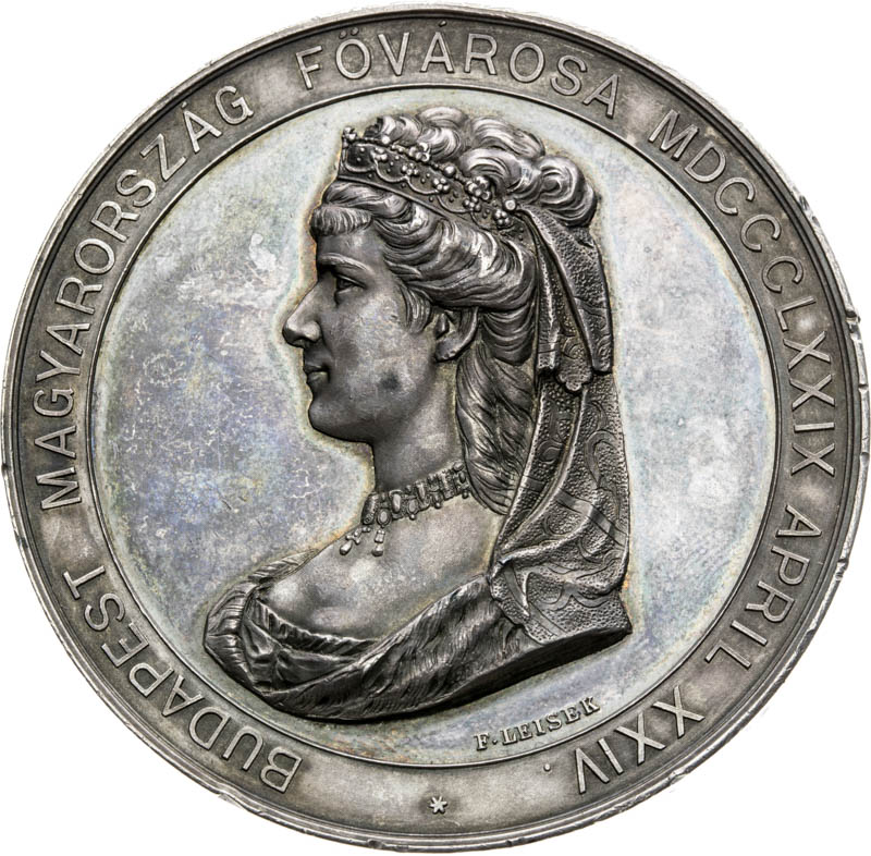 Silver medal 1879 - back